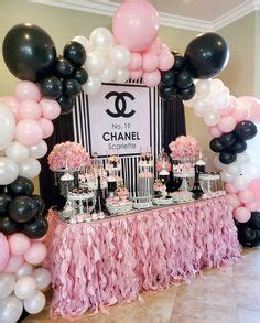 beste party chanel|chanel decorations for party.